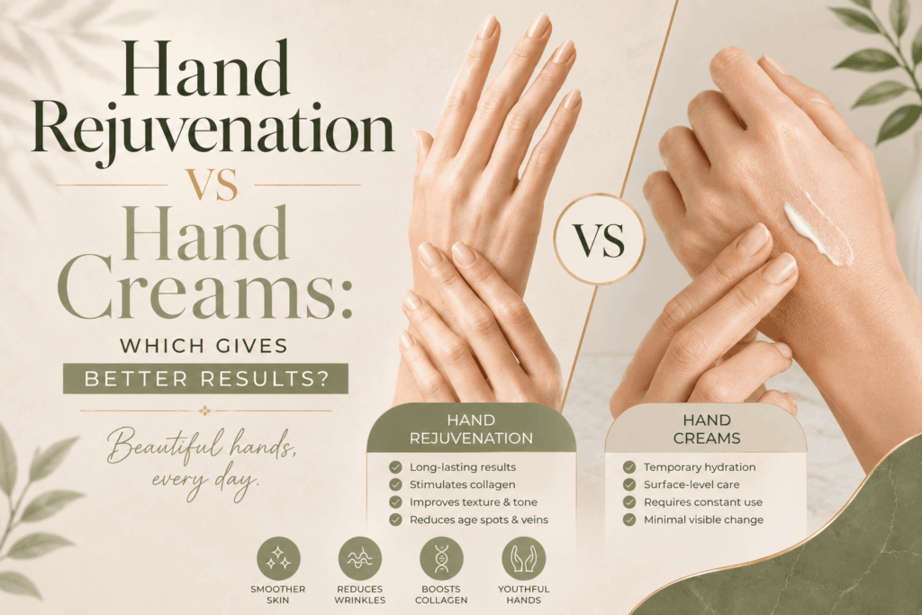 Hand Rejuvenation vs Hand Creams - Which Gives Better Results